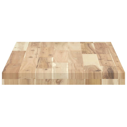 vidaXL Schweberegal 100x40x4 cm Massivholz Akazie Unbehandelt