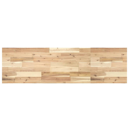 vidaXL Schweberegale 2 Stk. 120x40x4 cm Massivholz Akazie Unbehandelt