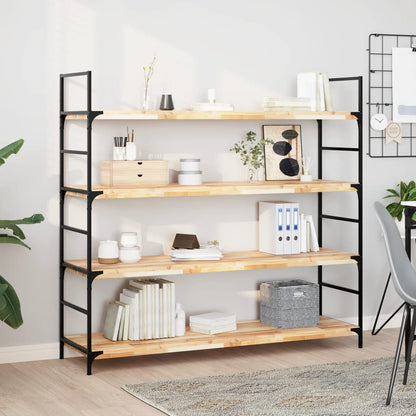 vidaXL Schweberegale 4 Stk. 140x40x4 cm Massivholz Akazie Unbehandelt