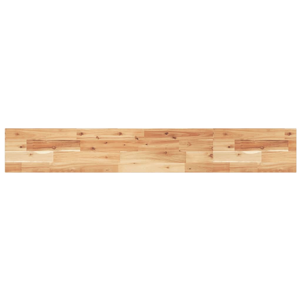 vidaXL Schweberegale 2 Stk. 120x20x2 cm Massivholz Akazie Ölbehandelt