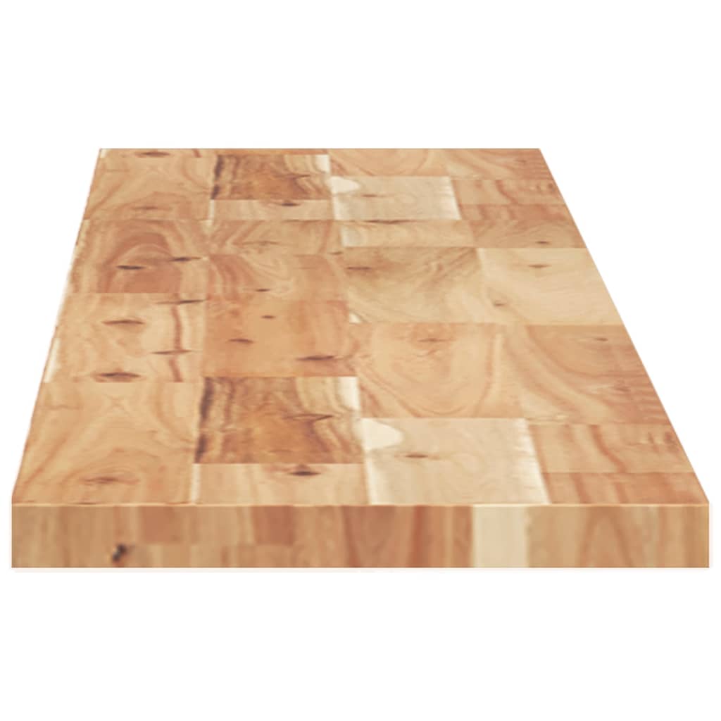 vidaXL Schweberegal 160x20x2 cm Massivholz Akazie Ölbehandelt