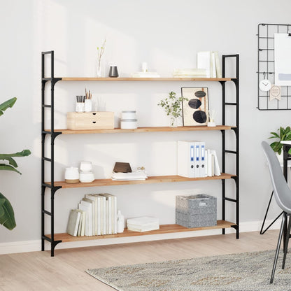 vidaXL Schweberegal 160x20x2 cm Massivholz Akazie Ölbehandelt
