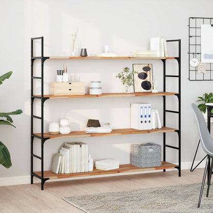 vidaXL Schweberegale 2 Stk. 140x30x2 cm Massivholz Akazie Ölbehandelt