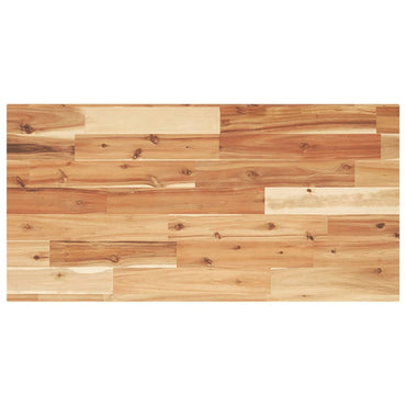 vidaXL Schweberegal 100x40x2 cm Massivholz Akazie Ölbehandelt