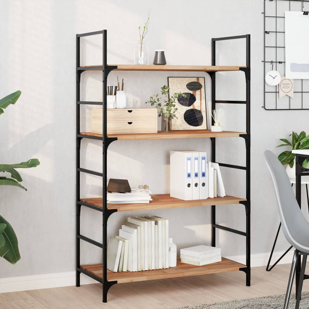 vidaXL Schweberegale 4 Stk. 100x40x2 cm Massivholz Akazie Ölbehandelt