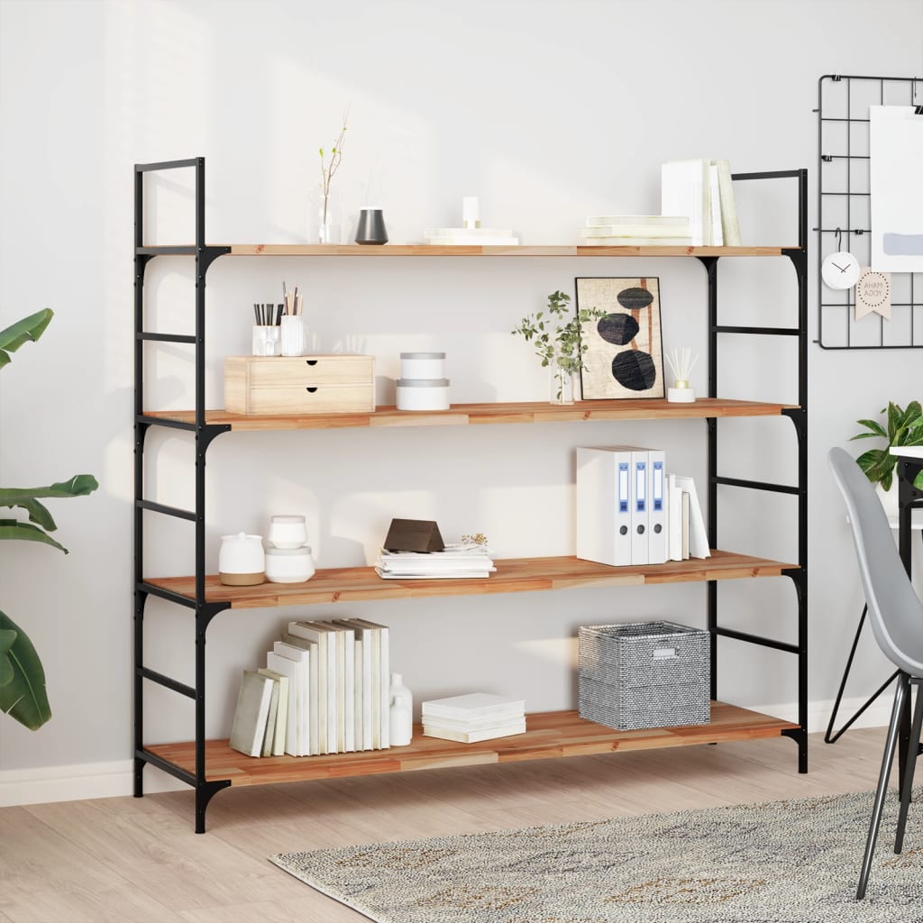 vidaXL Schweberegal 160x40x2 cm Massivholz Akazie Ölbehandelt