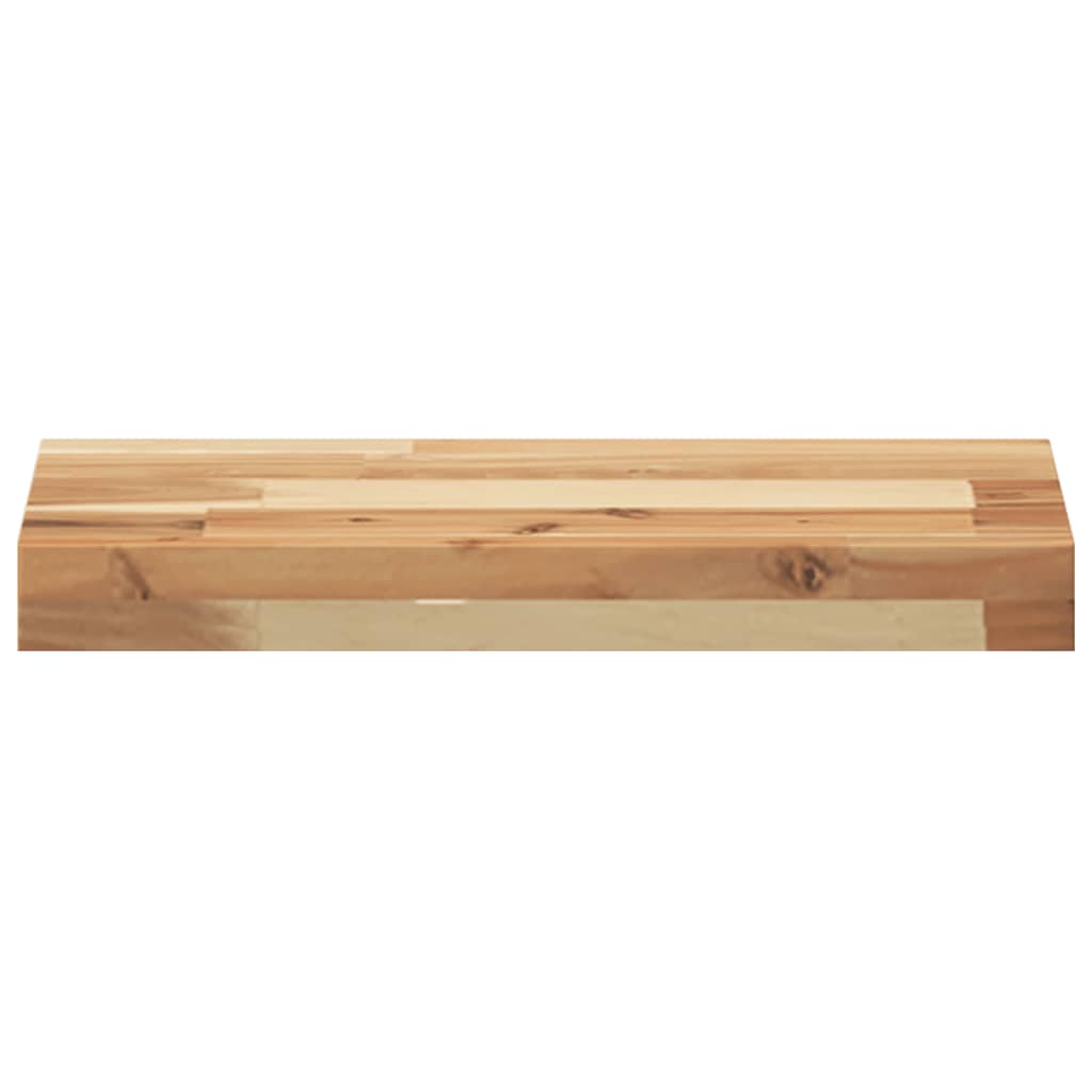vidaXL Schweberegal 60x20x4 cm Massivholz Akazie Ölbehandelt