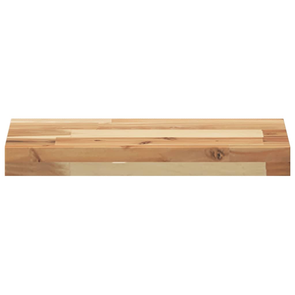 vidaXL Schweberegale 3 Stk. 60x20x4 cm Massivholz Akazie Ölbehandelt