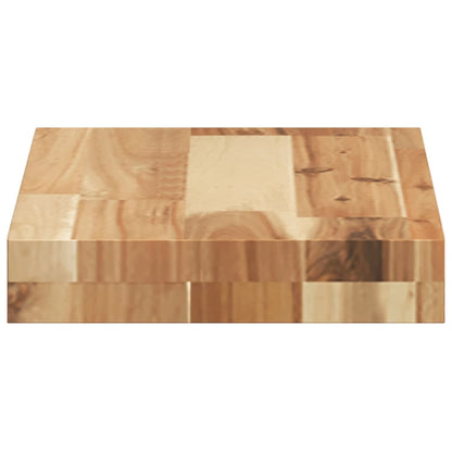 vidaXL Schweberegale 3 Stk. 60x20x4 cm Massivholz Akazie Ölbehandelt