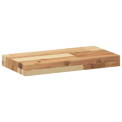 vidaXL Schweberegale 3 Stk. 60x20x4 cm Massivholz Akazie Ölbehandelt