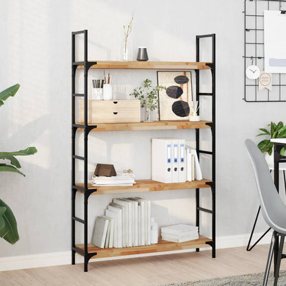 vidaXL Schweberegale 2 Stk. 80x20x4 cm Massivholz Akazie Ölbehandelt