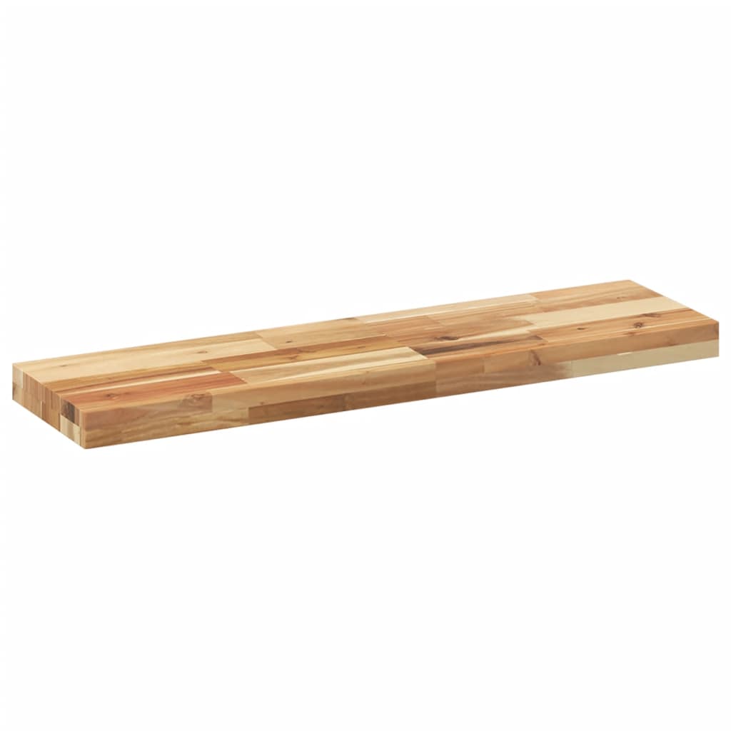 vidaXL Étagères murales flottantes 3 pcs 80x20x4 cm Bois d'acacia massif Traité à l'huile