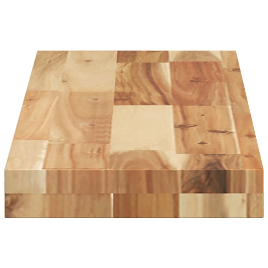 vidaXL Étagères murales flottantes 3 pcs 80x20x4 cm Bois d'acacia massif Traité à l'huile