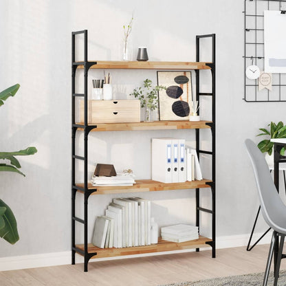 vidaXL Schweberegale 4 Stk. 80x20x4 cm Massivholz Akazie Ölbehandelt