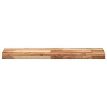 vidaXL Schweberegale 2 Stk. 100x20x4 cm Massivholz Akazie Ölbehandelt