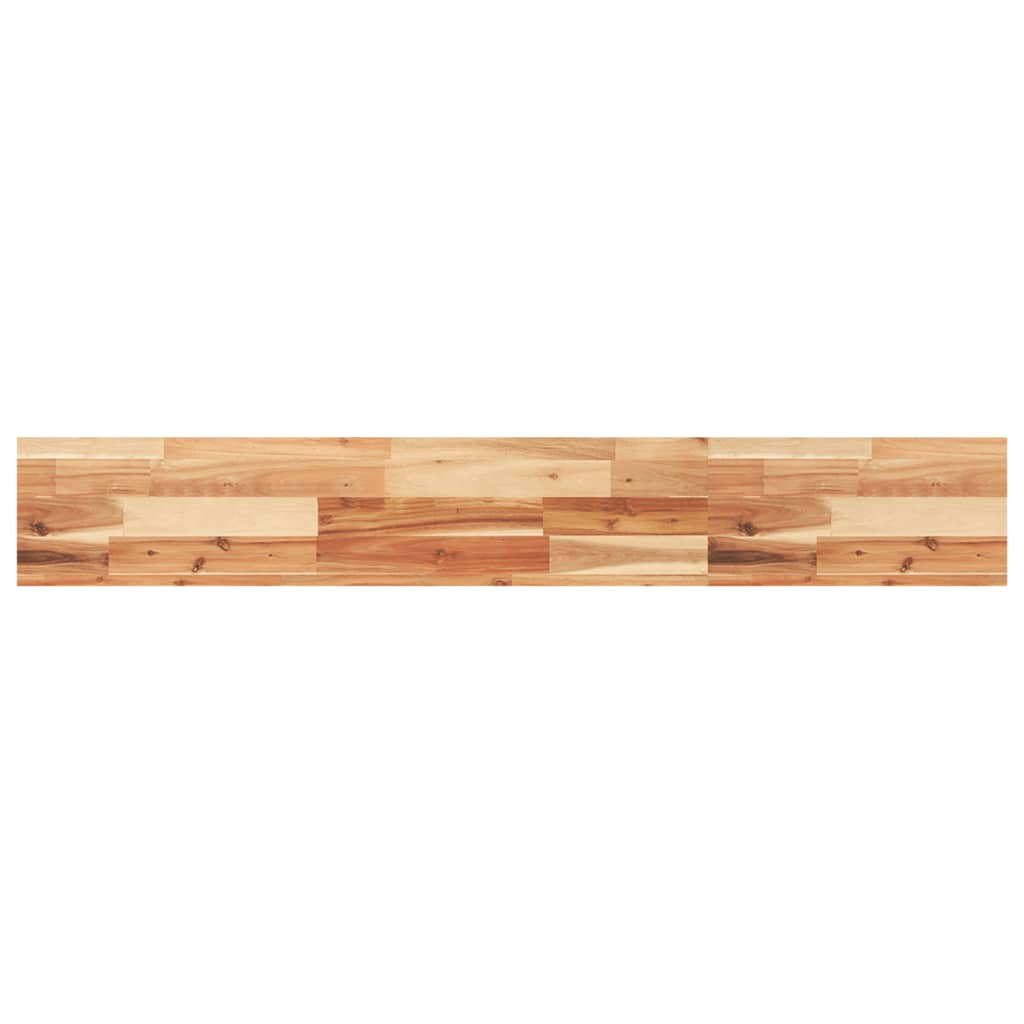 vidaXL Étagères murales 4 pcs 140x20x4 cm bois d'acacia massif traité à l'huile