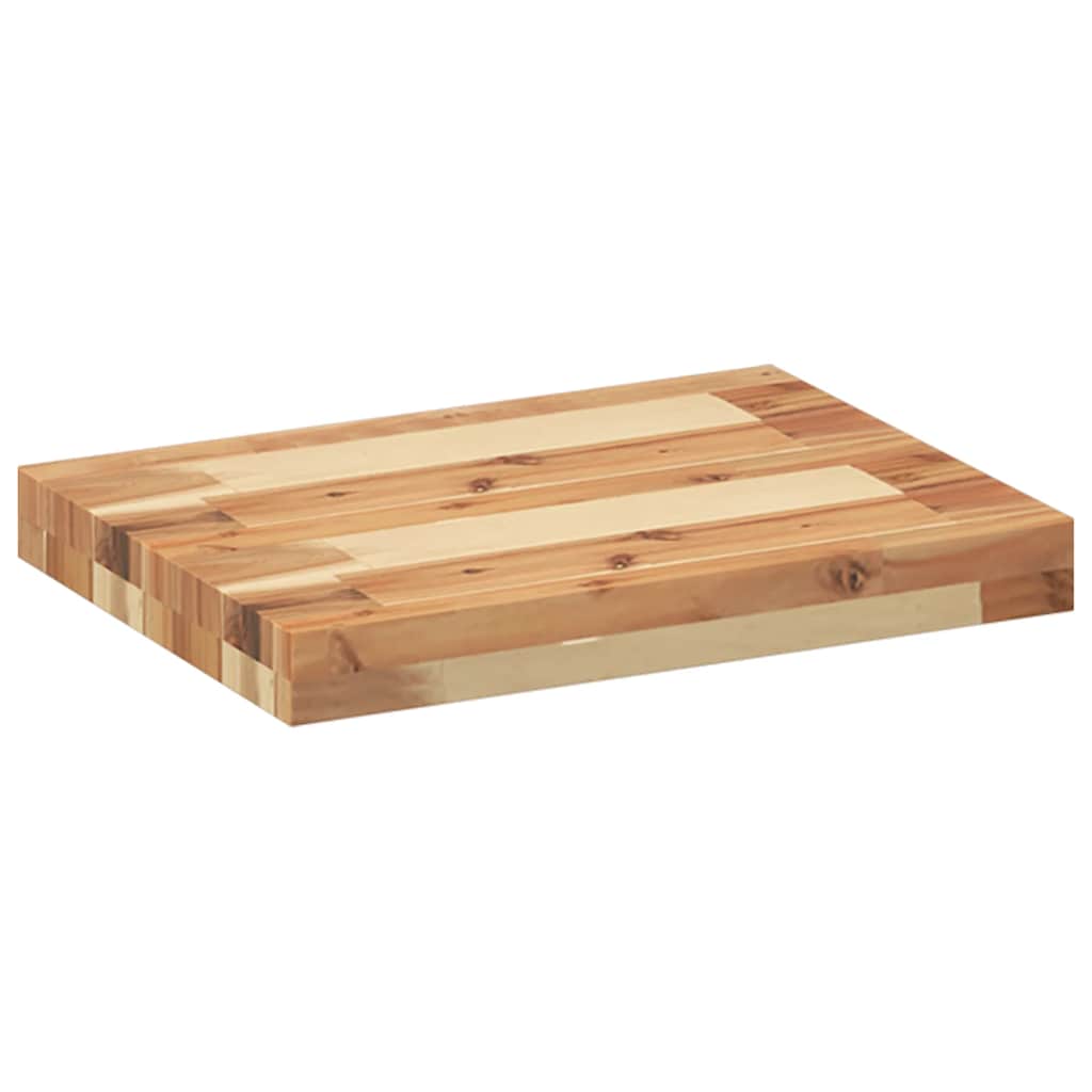 vidaXL Schweberegale 3 Stk. 40x30x4 cm Massivholz Akazie Ölbehandelt
