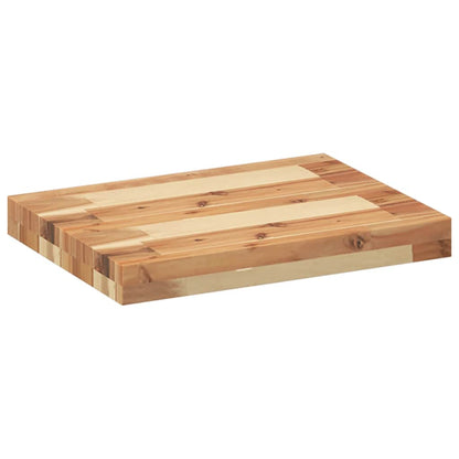 vidaXL Schweberegale 3 Stk. 40x30x4 cm Massivholz Akazie Ölbehandelt