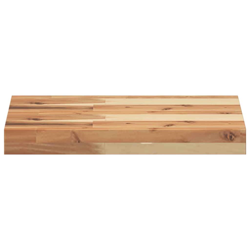 vidaXL Schweberegale 3 Stk. 40x30x4 cm Massivholz Akazie Ölbehandelt