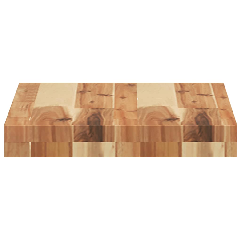 vidaXL Schweberegale 3 Stk. 40x30x4 cm Massivholz Akazie Ölbehandelt
