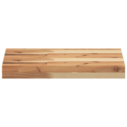 vidaXL Schweberegale 4 Stk. 40x30x4 cm Massivholz Akazie Ölbehandelt