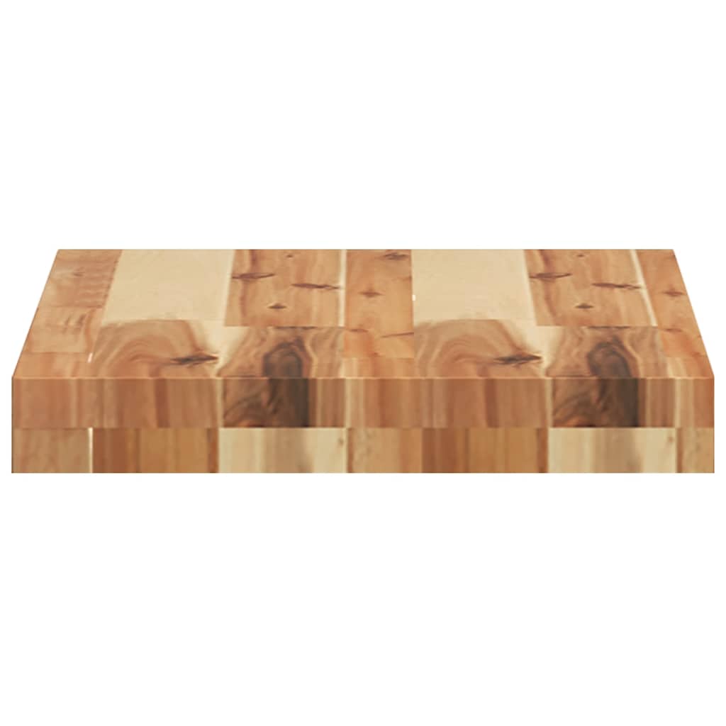 vidaXL Schweberegale 4 Stk. 40x30x4 cm Massivholz Akazie Ölbehandelt