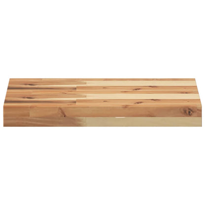 vidaXL Étagères flottantes 2 pcs 60x30x4 cm Bois d'acacia massif Traité à l'huile