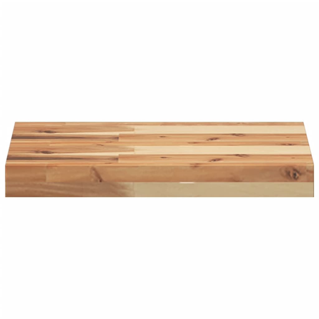 vidaXL Étagères murales 3 pcs 60x30x4 cm Bois d'acacia massif Traité à l'huile