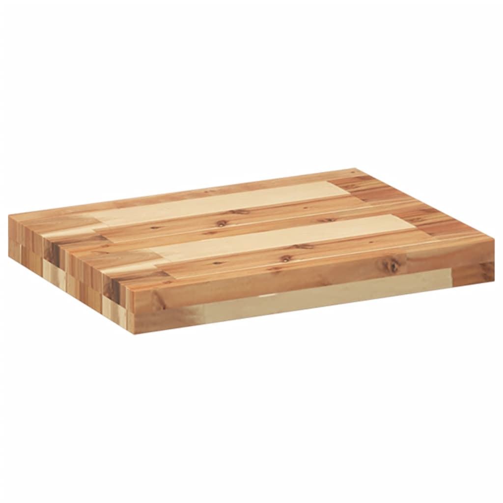 vidaXL Schweberegale 4 Stk. 60x30x4 cm Massivholz Akazie Ölbehandelt