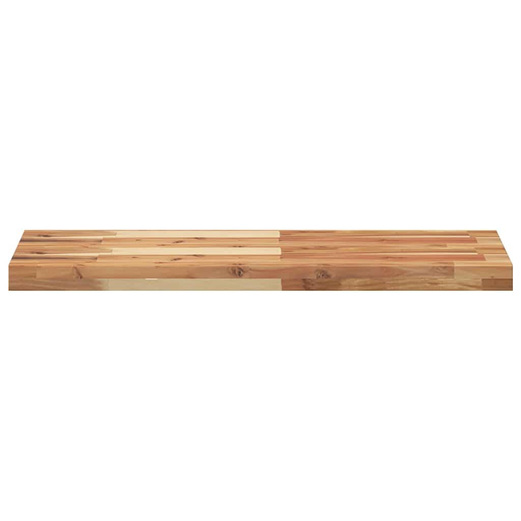 vidaXL Étagères murales 3 pcs 80x30x4 cm Bois d'acacia massif traité à l'huile