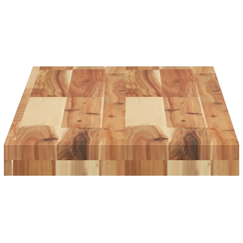 vidaXL Étagères murales 3 pcs 80x30x4 cm Bois d'acacia massif traité à l'huile