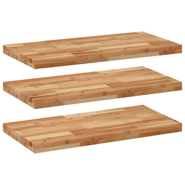 vidaXL Schweberegale 3 Stk. 60x40x4 cm Massivholz Akazie Ölbehandelt