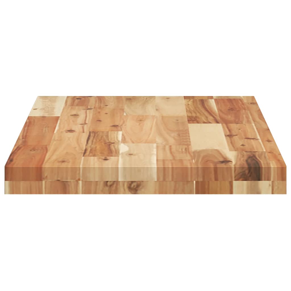 vidaXL Schweberegale 4 Stk. 80x40x4 cm Massivholz Akazie Ölbehandelt