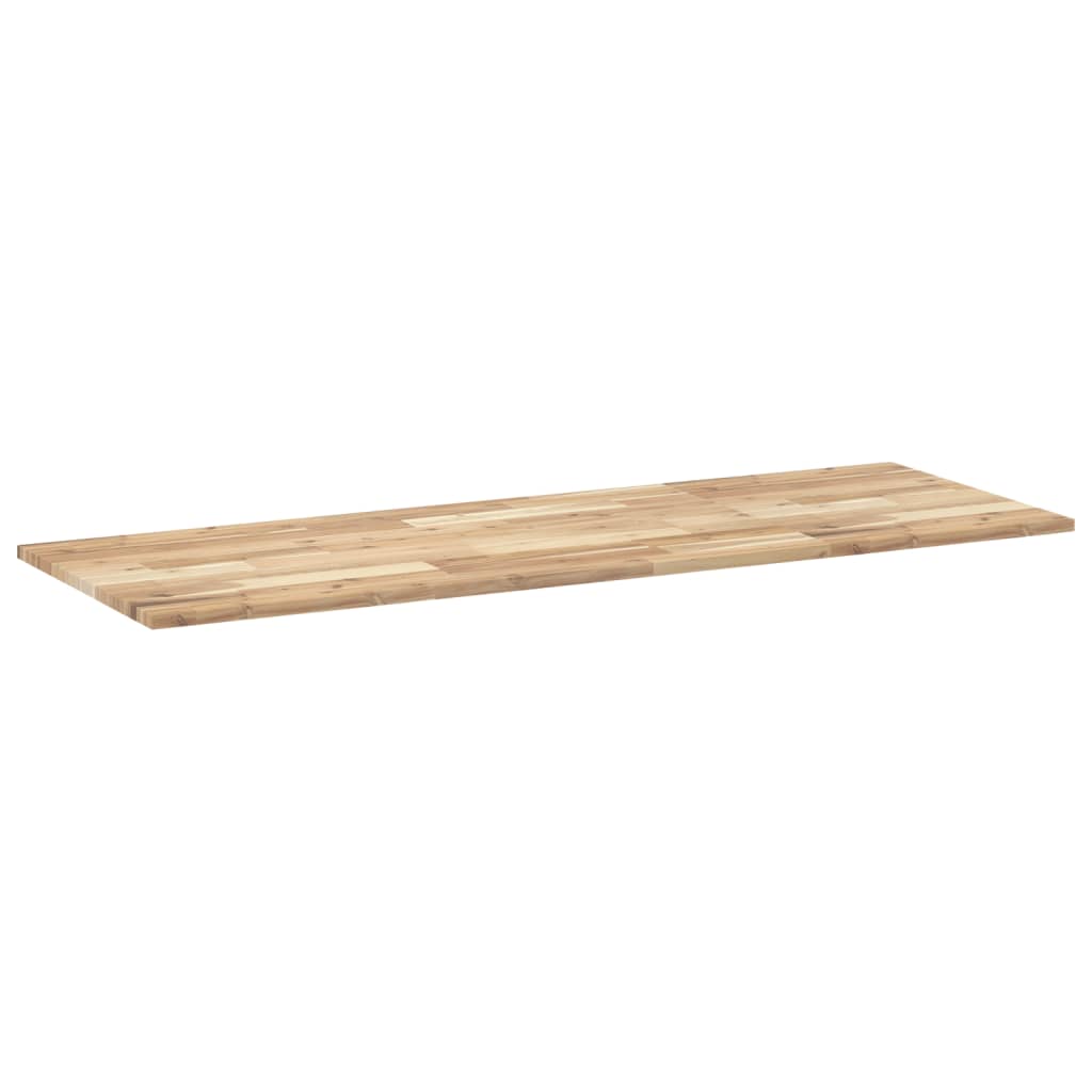 vidaXL Waschtischplatte Unbehandelt 120x50x2 cm Massivholz Akazie