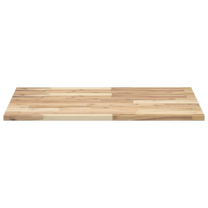 vidaXL Waschtischplatte Unbehandelt 80x60x2 cm Massivholz Akazie