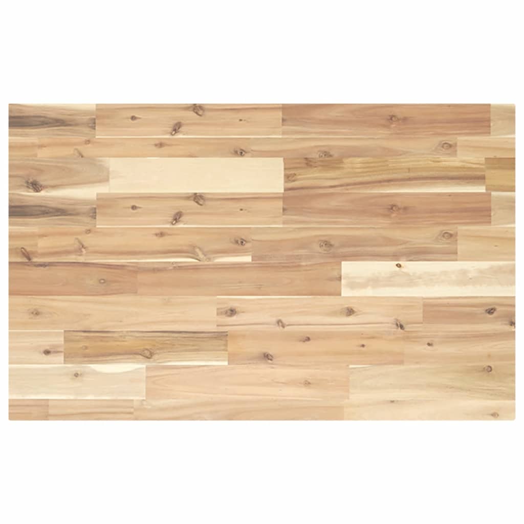 vidaXL Waschtischplatte Unbehandelt 80x50x4 cm Massivholz Akazie