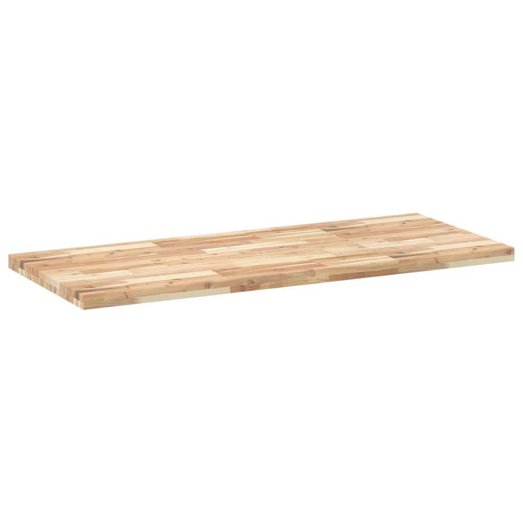 vidaXL Waschtischplatte Unbehandelt 140x60x4 cm Massivholz Akazie
