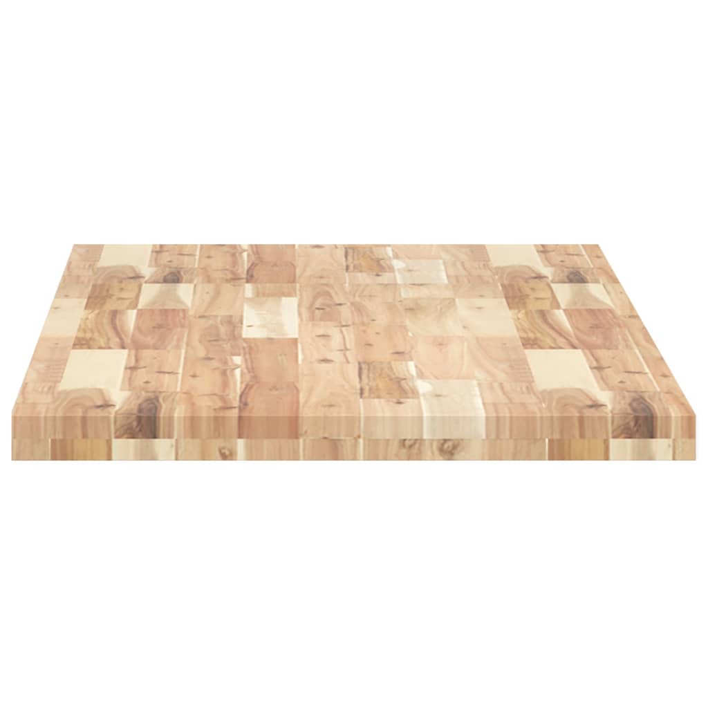 vidaXL Waschtischplatte Unbehandelt 140x60x4 cm Massivholz Akazie
