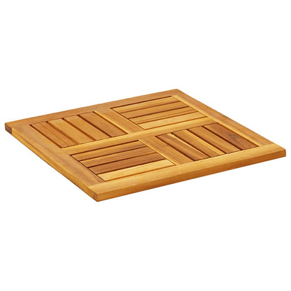 vidaXL Tischplatte 50x50x2 cm Quadratisch Massivholz Akazie