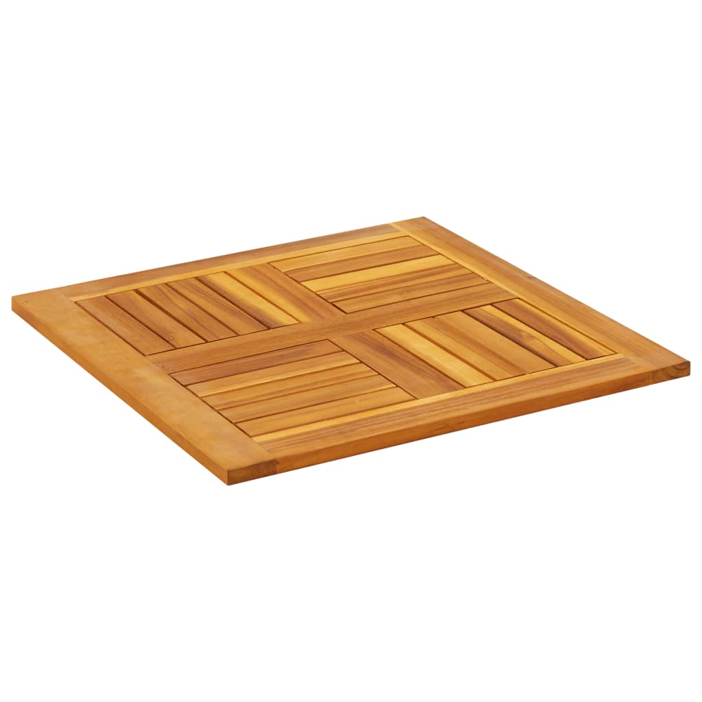 vidaXL Tischplatte 60x60x2 cm Quadratisch Massivholz Akazie