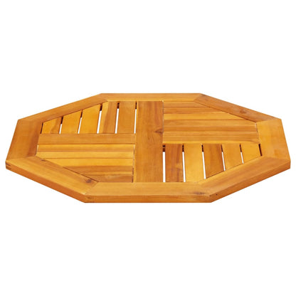 vidaXL Tischplatte 60x60x2 cm Achteckig Massivholz Akazie