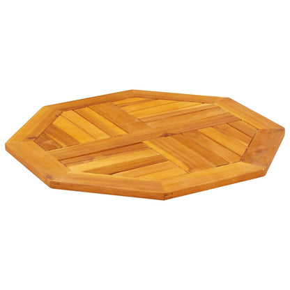 vidaXL Tischplatte 60x60x2 cm Achteckig Massivholz Akazie