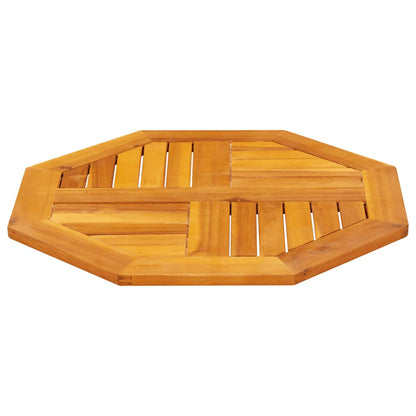 vidaXL Tischplatte 60x60x2 cm Achteckig Massivholz Akazie