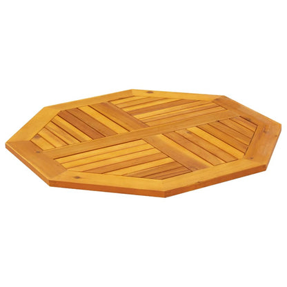 vidaXL Tischplatte 80x80x2,2 cm Achteckig Massivholz Akazie