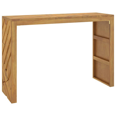 vidaXL Table console 110x35x75 cm Bois de teck massif