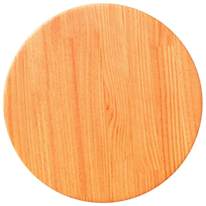vidaXL Tischplatte Rund Wachsbraun Ø30x2,5 cm Massivholz Kiefer