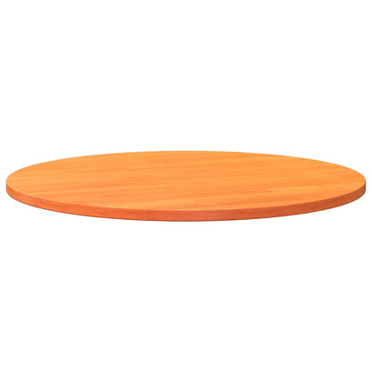 vidaXL Tischplatte Rund Wachsbraun Ø80x2,5 cm Massivholz Kiefer
