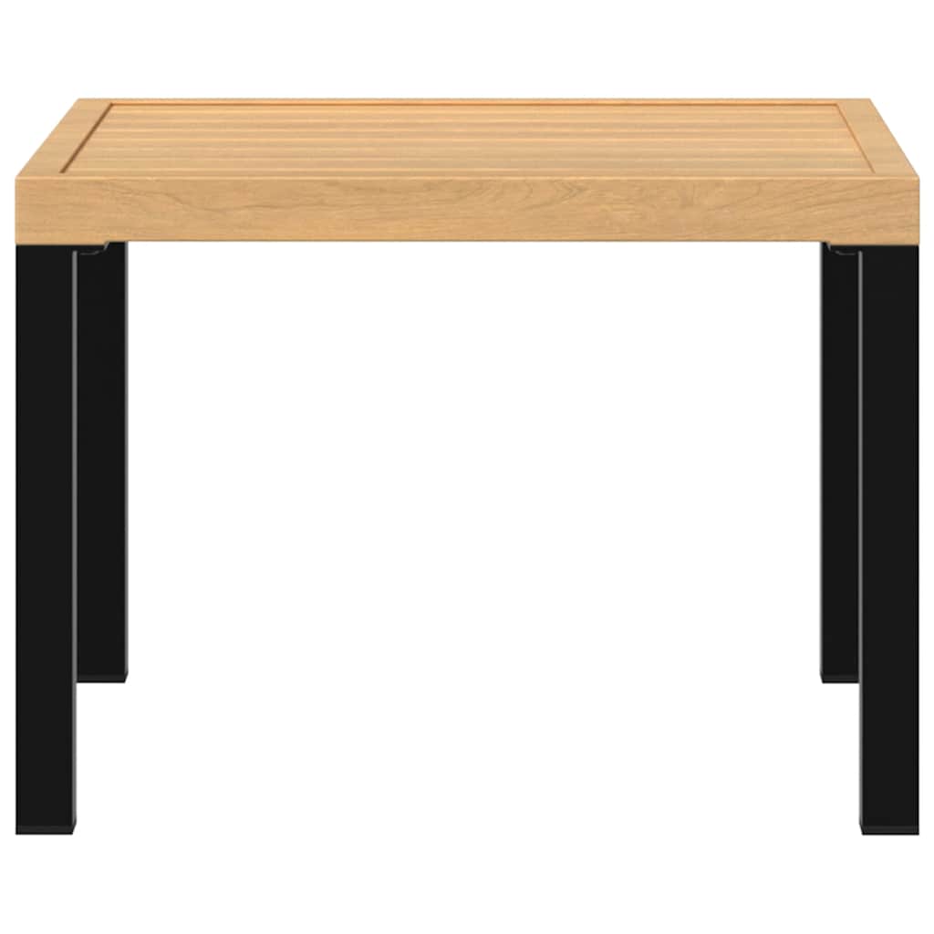 vidaXL Garten-Couchtisch 55x55x39,5 cm Pulverbeschichteter Stahl