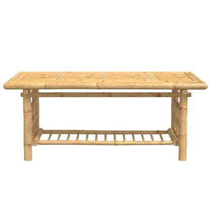 vidaXL Couchtisch 110x55x45 cm Bambus