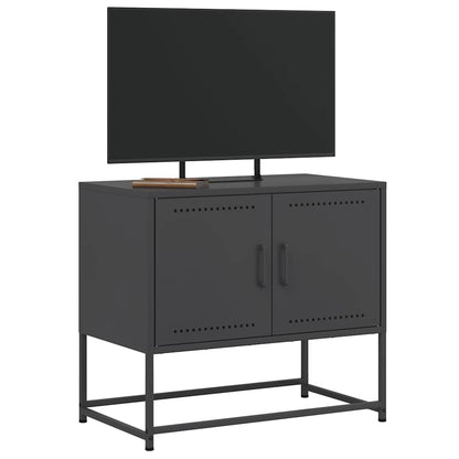 Meuble TV vidaXL Noir 68,5x39x60,5 cm Acier